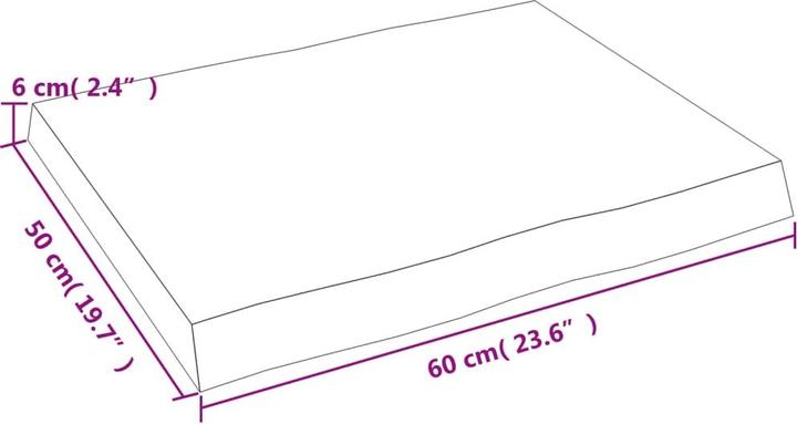 Actual product image VidaXL Chaim (60 x 50 x 6 cm)