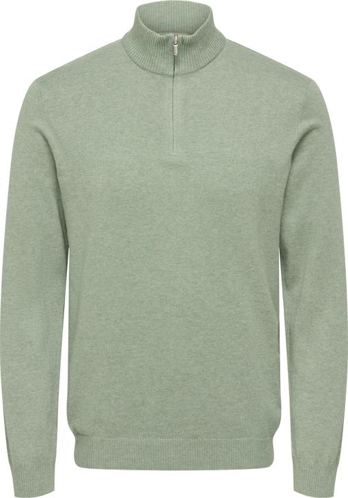Produktbild Only & Sons Onsloui Reg 12 Mel Half Zip Knit Noos (M)