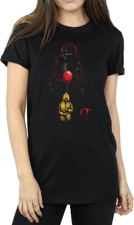 Universal Textiles Womens/Ladies Pennywise Shadow Cotton Boyfriend T-Shirt (L)