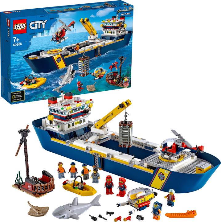 Actual product image LEGO Ocean Exploration Ship (60266, LEGO City)