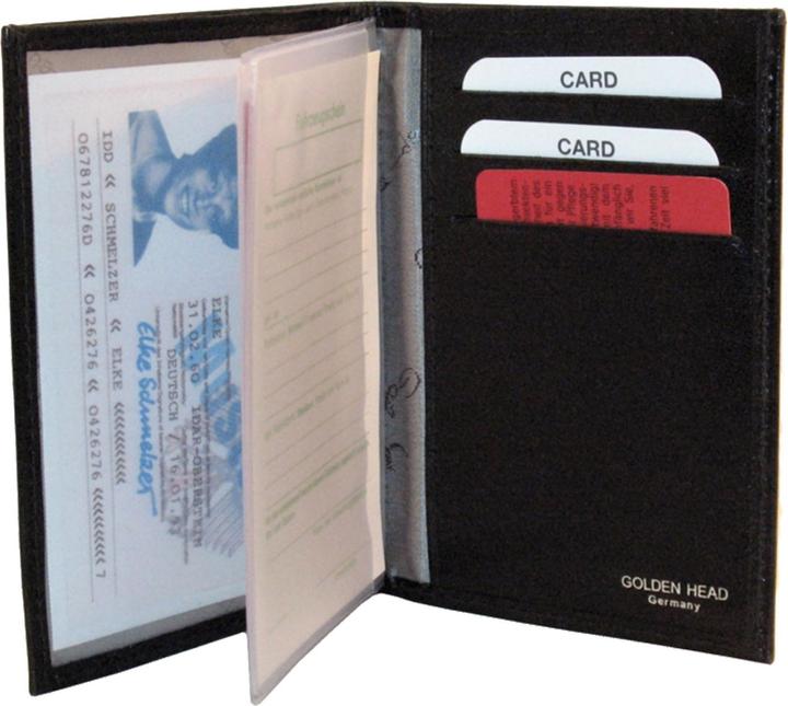 Immagine prodotto Golden Head Porta carte d'identità Colorado RFID in pelle 8,5 cm
