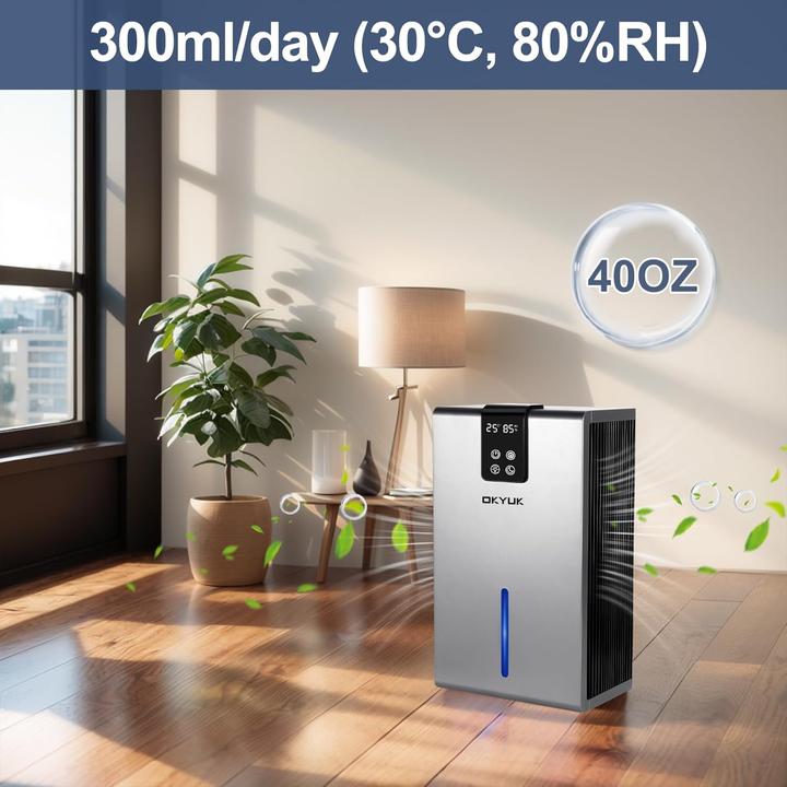 Produktbild Okyuk Luftentfeuchter (75 m², 1.50 l/24h)