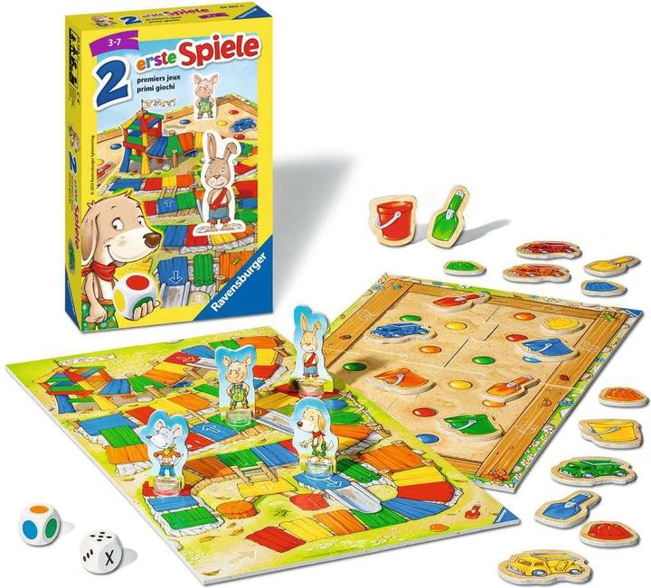 Produktbild Ravensburger Zwei erste Spiele (Deutsch, Französisch, Italienisch)