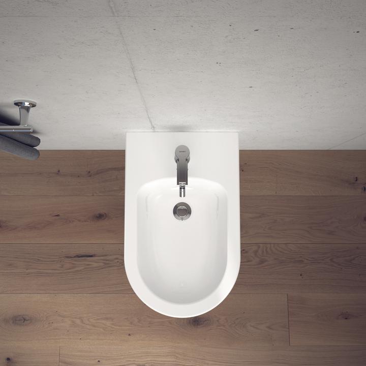 Produktbild Duravit Einhebel-Bidetmischer B.2 mit Zugstangen-Ablaufgarnitur chrom