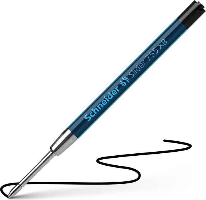 Actual product image Schneider Large capacity refill Slider 755 (Black, 1 mm)