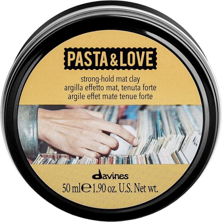 Davines Pasta & Love - Strong Hold Mat Clay (Haarpaste, Haarpomade, 50 ml)