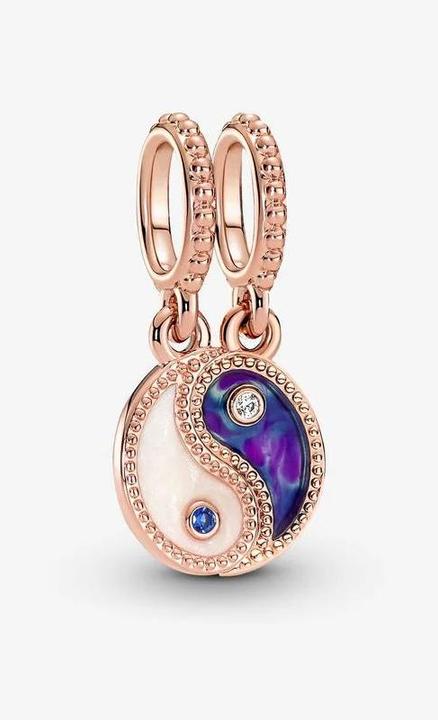 Produktbild Pandora Yin & Yang Rose Anhänger Charms/Beads (Roségold plattiert, Metalllegierung)