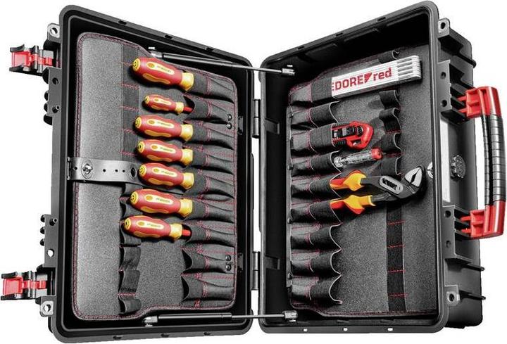 Produktbild Gedore Werkzeugkoffer Elektriker-R21652089 88-tlg. RED (88 Teile)