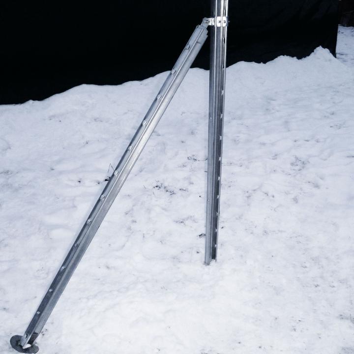 Actual product image Aquagart 1 Schelle für Z-Profil Pfahl Wildzaun Forstzaun Knotengeflecht Weidezaun