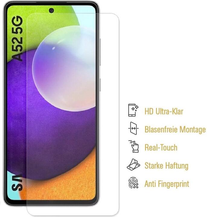 Actual product image Protectorking 4x Premium screen protector 3D CLEAR (4 Piece, Samsung Galaxy A52)