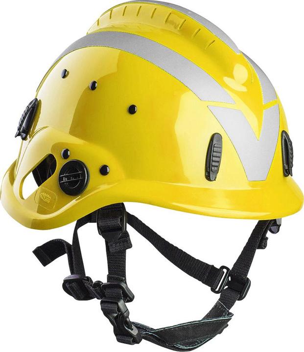 Vallfirest Waldbrandhelm VFT1, gelb (RAL1023) mit silber reflex (52 - 65 cm)