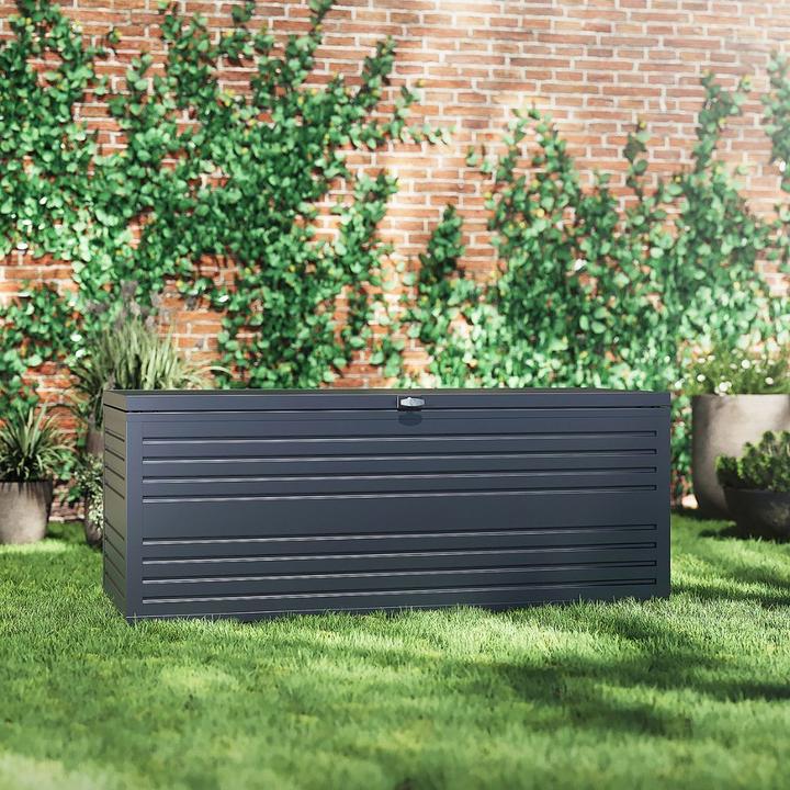 Immagine prodotto Ventaris Cassetta da giardino con serratura | 181 x 79 x 74 cm | 1015 litri | antracite