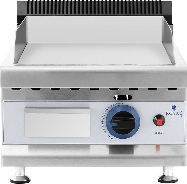 Produktbild Royal Catering Gasgrill Edelstahl Gasbräter 35 x 40 cm glatt 3.100 W Propan/Butan (0.00 kW)