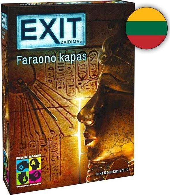 Actual product image Brain Games EXiT: Pharaoh's head | LT (Lithuanian)