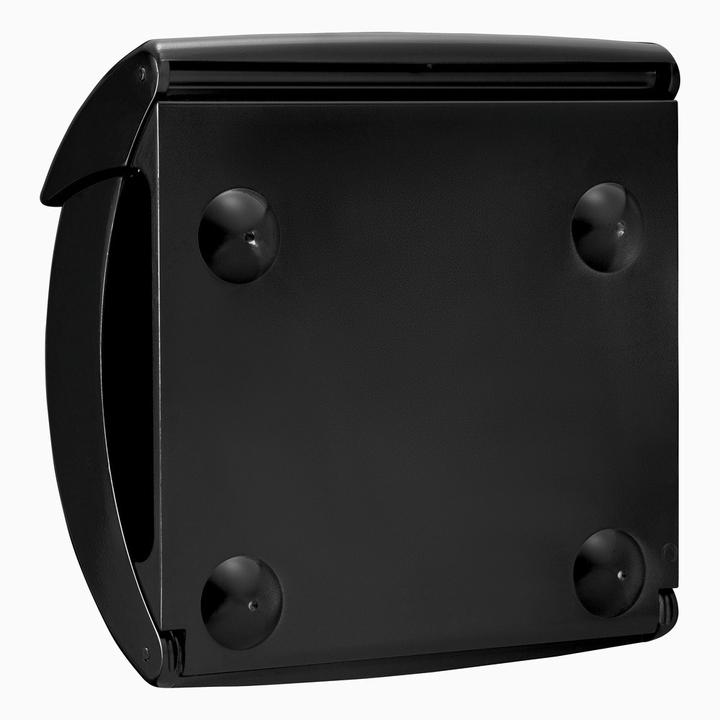 Actual product image Burg Wächter Letter box plastic WxHxD 400/380/178 mm Piano 886 black Opening stop