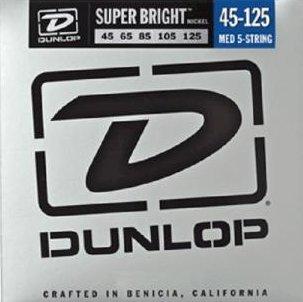 Immagine prodotto Dunlop Basso elettrico a 5 corde.045-.125 "Super Bright (Basso elettrico)