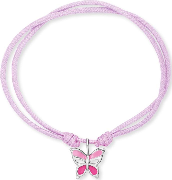Herzengel Armband Schmetterling (11 cm, 925er Perlon/Nylon)