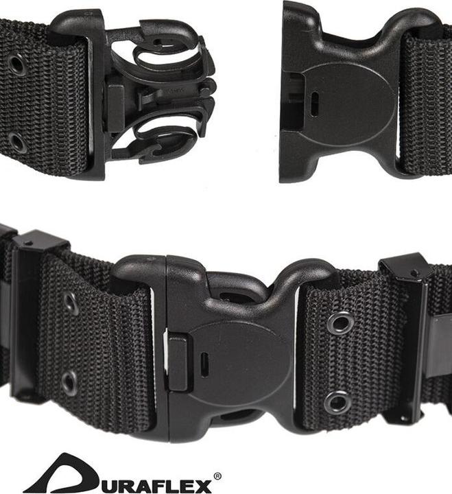 Actual product image Mil-tec US Hole belt LC2 with Duraflex buckle black-L (L)