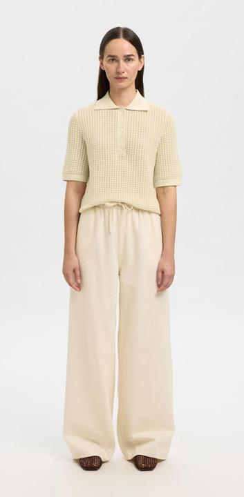 Produktbild Selected Femme Baumwoll Polohemd aus Strick (M)