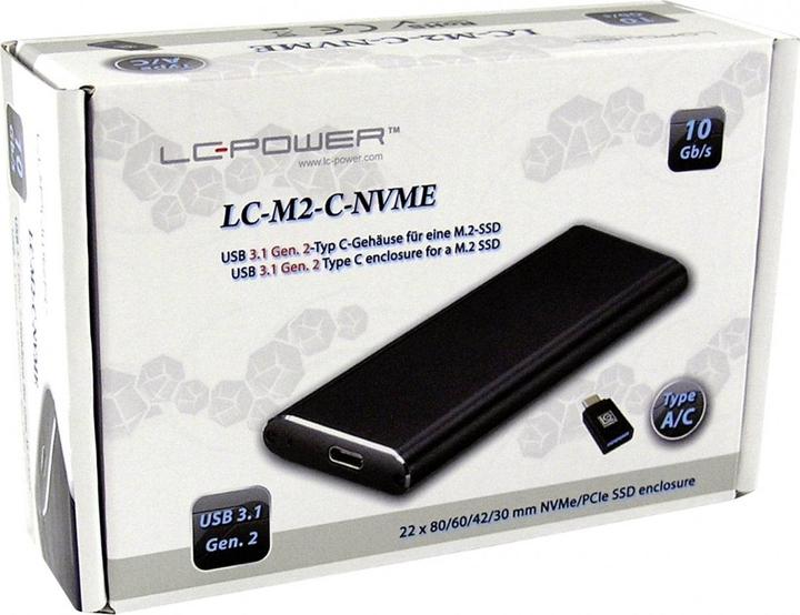 Produktbild LC-Power M.2 Gehäuse LC-M2-C NVME (M.2)