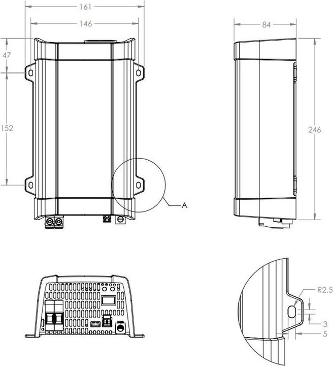 Produktbild Victron Energy Victron Phoenix Inverter 24/250 230V VE.Direct mit IEC-Stecker