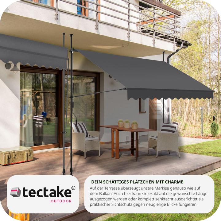 Produktbild tectake Klemmmarkise (3 m)
