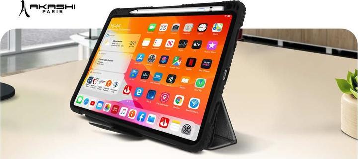Immagine prodotto Akashi Apple iPad Pro 11 2020 / 2018 /Air 2020 Hülle, Video-/Tastatur, - Schwarz (iPad Pro 11 2021 (3a generazione))