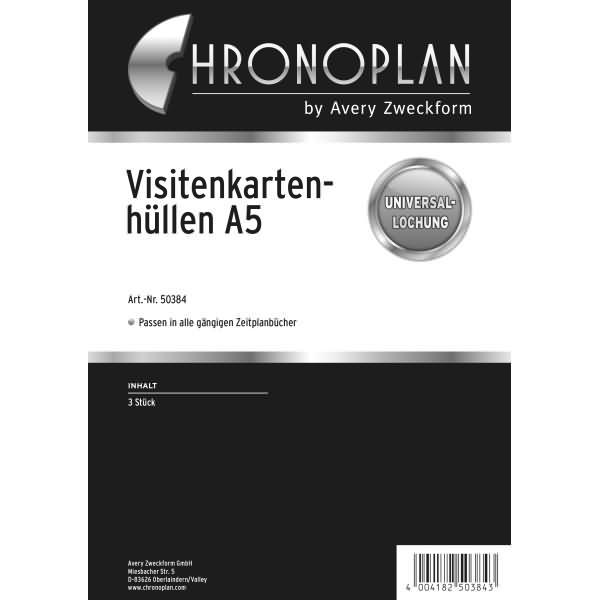 Produktbild Chronoplan Visitenkartenhülle A5 (A5)