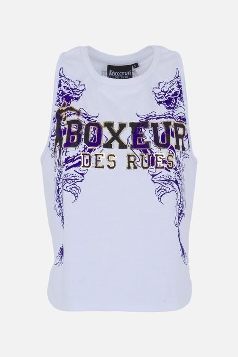 Boxeur des Rues Foil Printed Tank Top