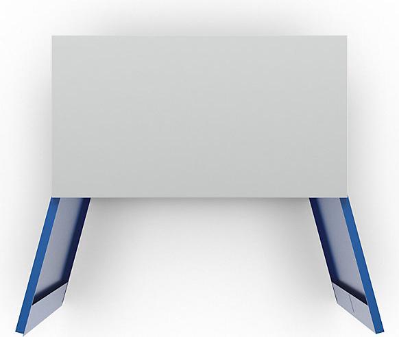 Actual product image MBA-System JUMBO equipment and cleaning cupboard, solid panel doors / 1 shelf box, light (45 cm, 112 cm)