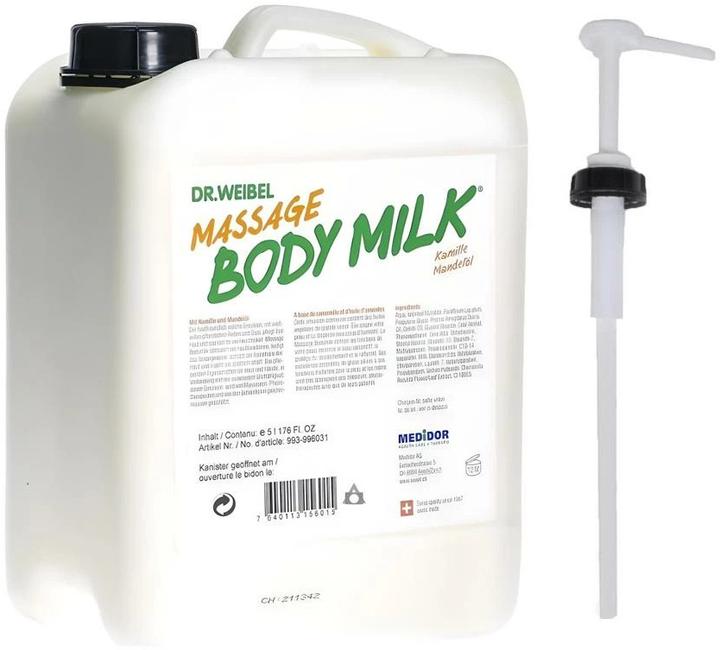 Medidor Dr. Weibel Massage Body Milk (5000 ml)