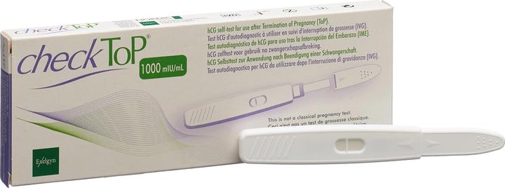 Produktbild CheckTop HcG Selbsttest nach Beendigung einer Schwangerschaft (1 x)