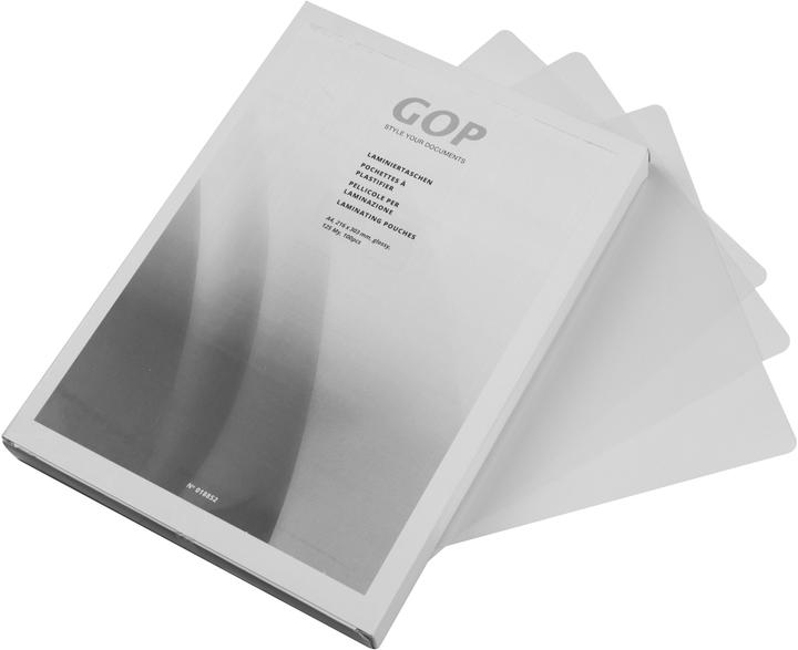 GOP Folientaschen A4 (A4, 100 Stück, 125 µm)