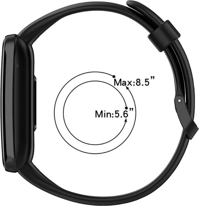 Produktbild Cover-Discount Xiaomi Mi Band 7 Pro - Silikon Ersatzarmband schwarz (Silikon)
