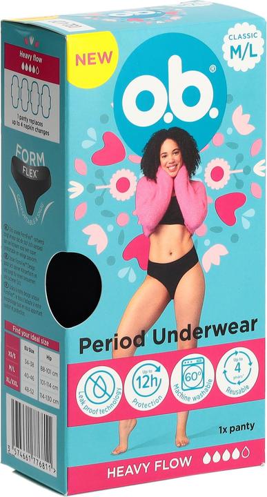Produktbild o.b. Periodenslip (M, L)