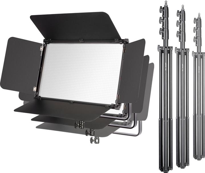 Produktbild Walimex LED Niova 150-F Pro 150W Bi Color Set3 (Flächenleuchte)