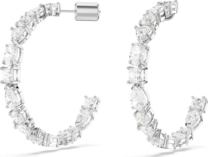 Swarovski Mesmera créoles Différentes tailles Blanc (Métal)