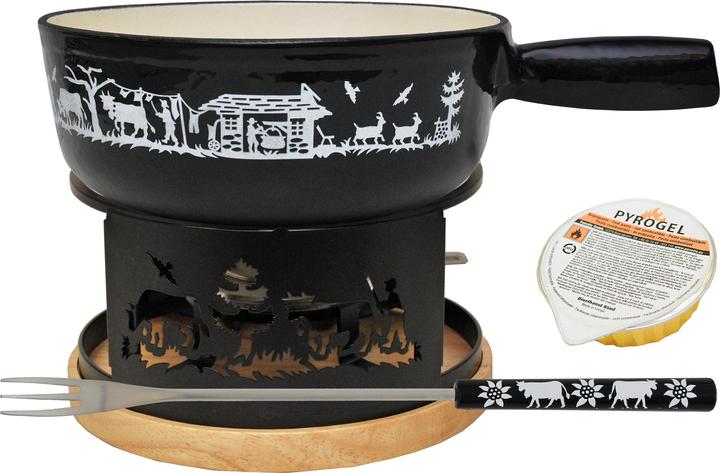 Image du produit Heidi Cheese Line Käsefondue-Set Alpes Noir (Fondue au fromage)