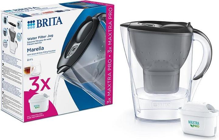 Image du produit Brita Marella Grafit + 3 MAXTRA PRO Pure Performance (2.40 l)