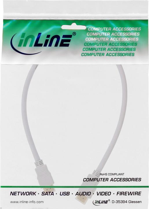 Produktbild InLine HDMI (Typ A) — HDMI (Typ A) (0.50 m, HDMI)