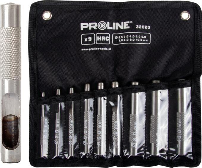 Produktbild Proline 32020 Lederstanzer-Set, 9-tlg., 2,5-10 mm