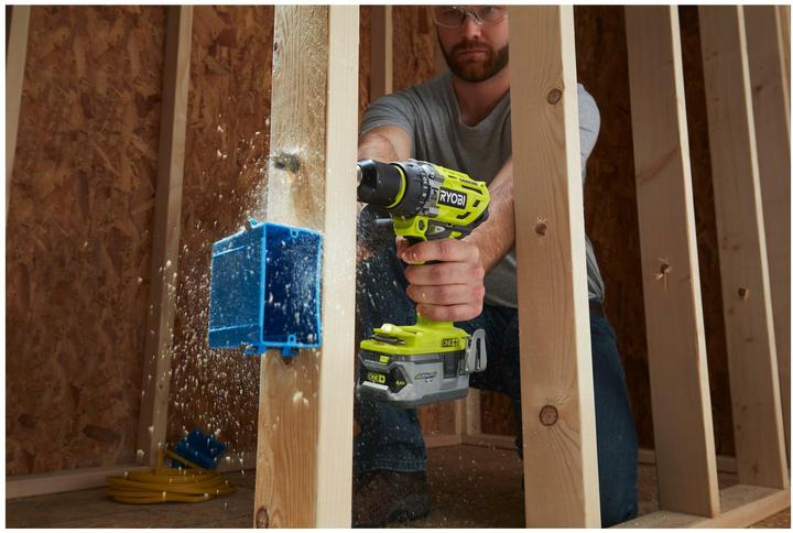 Actual product image Ryobi R18PD7-0 (Rechargeable battery operated)
