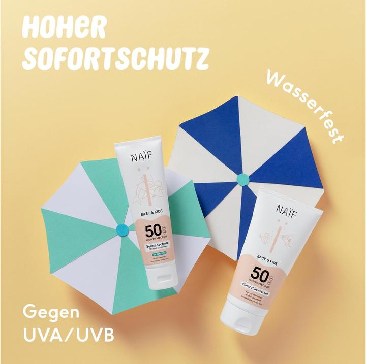 Image du produit Naïf Crème solaire (Crème solaire, SPF 50, 175 ml, 225 g)