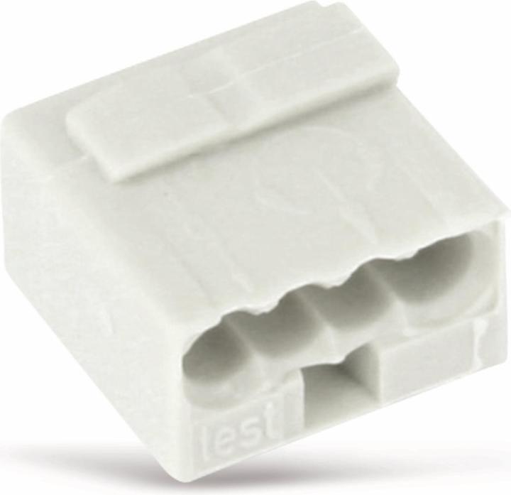 Actual product image Wago Plug-in terminal block Micro-Wago 4-fold, 100 pieces