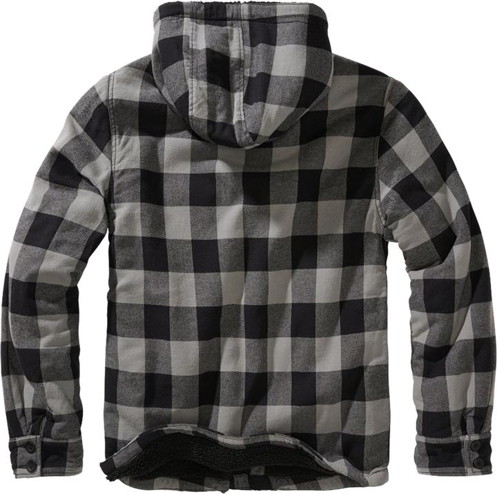 Image du produit Brandit Veste d'extérieur Lumber à capuche Taille M Couleur Noir/Charbon de bois (M)