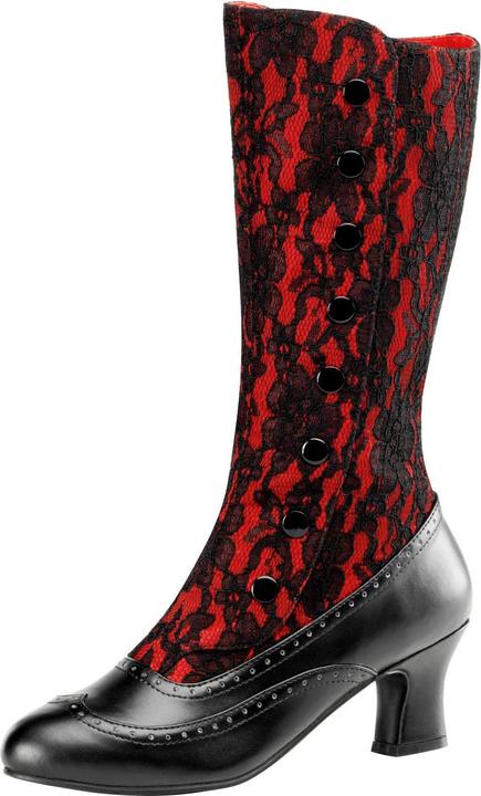 Produktbild Pleaser Gothic Stiefel rot