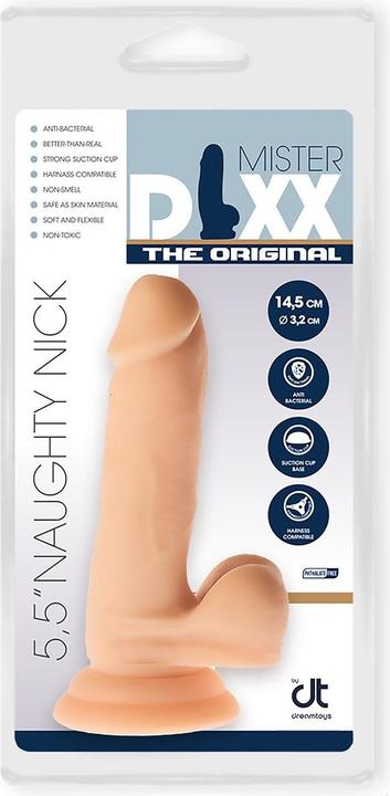 Actual product image Dreamtoys MR. DIXX Naughty Nick 5.5INCH Dildo