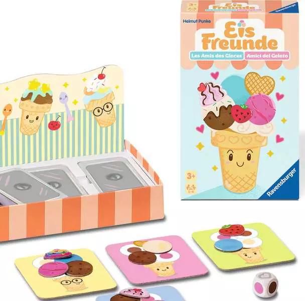 Immagine prodotto Ravensburger 23048 - Gli amici del gelato, dolce gioco di memoria e di raccolta per bambini dai 3 anni in su (Tedesco, Francese, Italiano)
