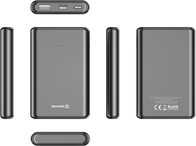 Produktbild Swissten POWER BANK 5000 mAh 10W (5000 mAh, 10 W, 10 Wh)