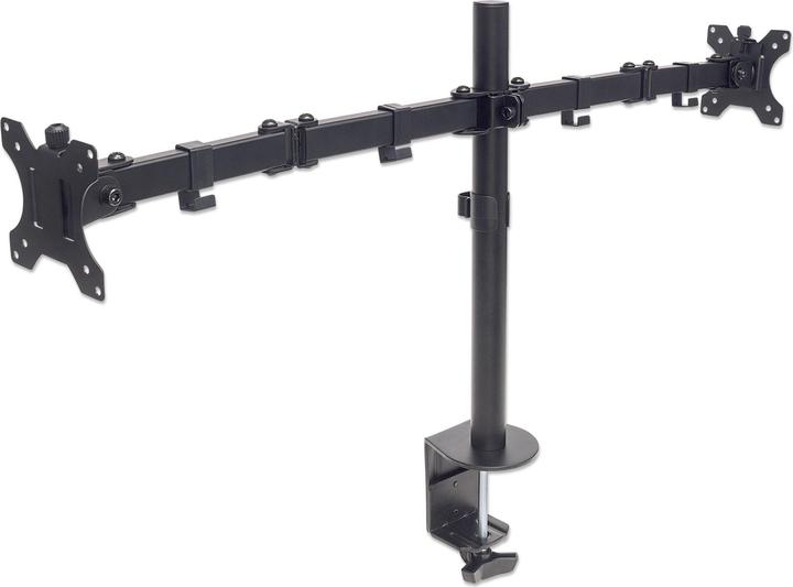 Produktbild Manhattan Tischhalterung Monitorarm für zwei Displays 33 813 (Tisch, 32")